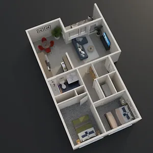 Retro Modern 2-bedroom With 90 Walkscore Apartment